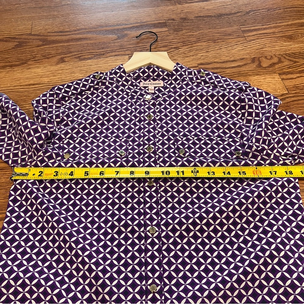 Juicy Couture Size 4 Multicolor Silk Tunic Dress - Picture 12 of 16